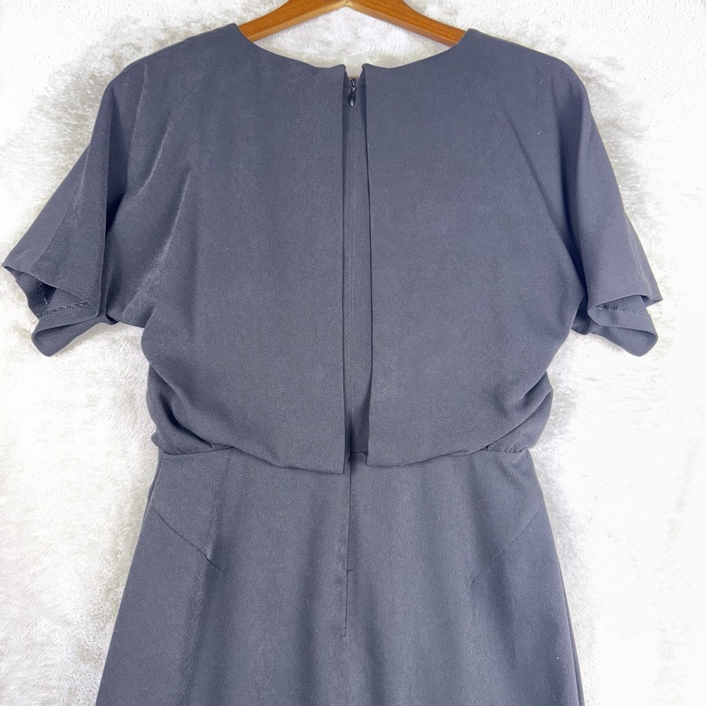 Banana Republic Little Black Blouson Mini Dress Women's 6 Professional Chic - Picture 10 of 12
